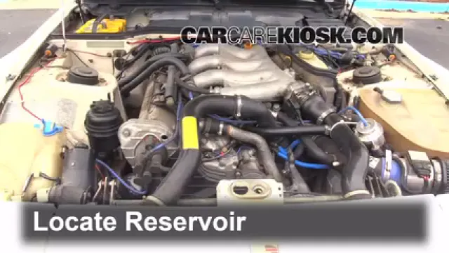 1987 Porsche 944 Turbo 2.5L 4 Cyl. Turbo Liquide essuie-glace Ajouter du liquide